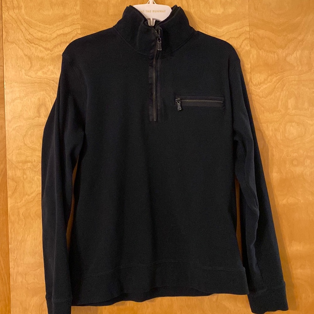 Ted Baker London men's quarter zip sweatshirt top